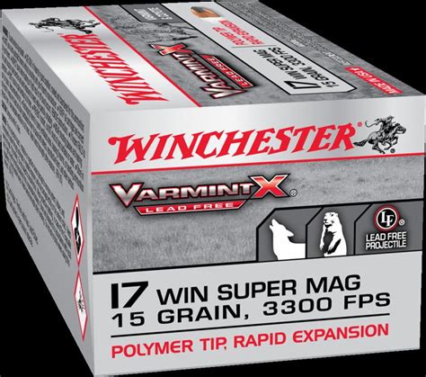 darmoten|Winchester Varmint X 17 Winchester Super Mag。